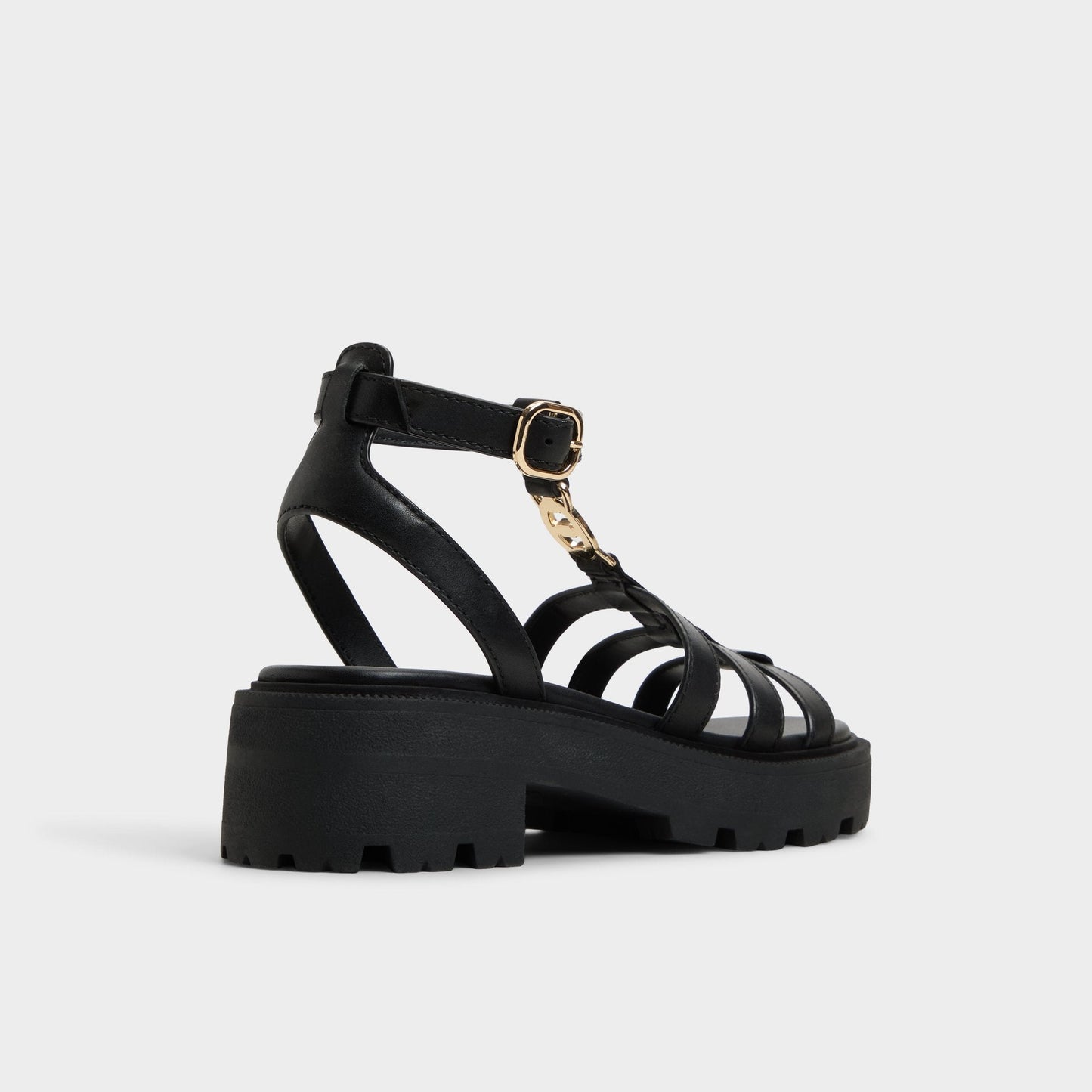 Lamington Black Women's Strappy sandals - Gladiator sandal, Lug sole | Aldo Popular