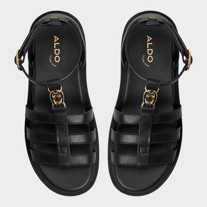 Lamington Black Women's Strappy sandals - Gladiator sandal, Lug sole | Aldo Popular