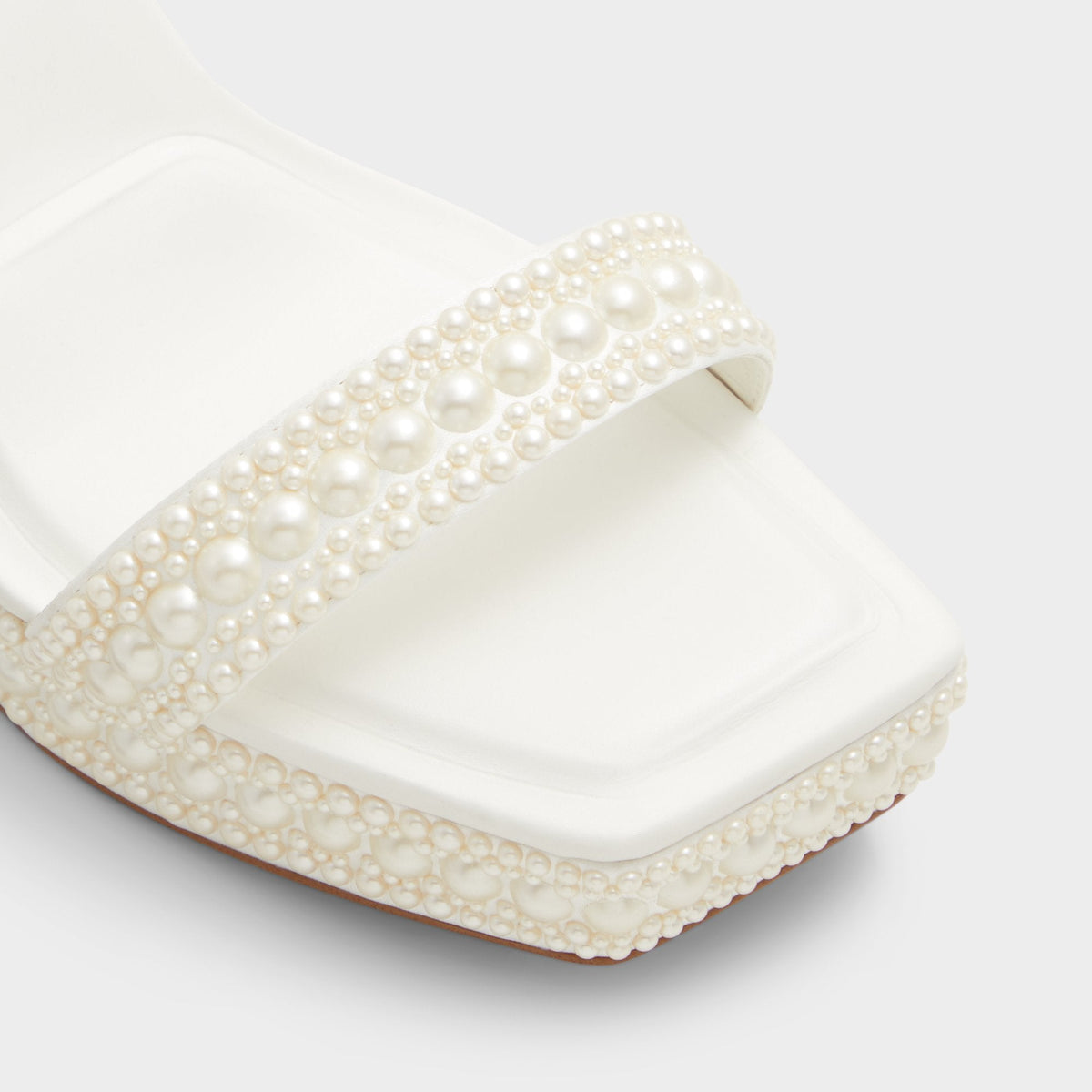 Lulu White Women's Strappy sandals - Strappy heeled sandal, Block heel | Aldo Trending