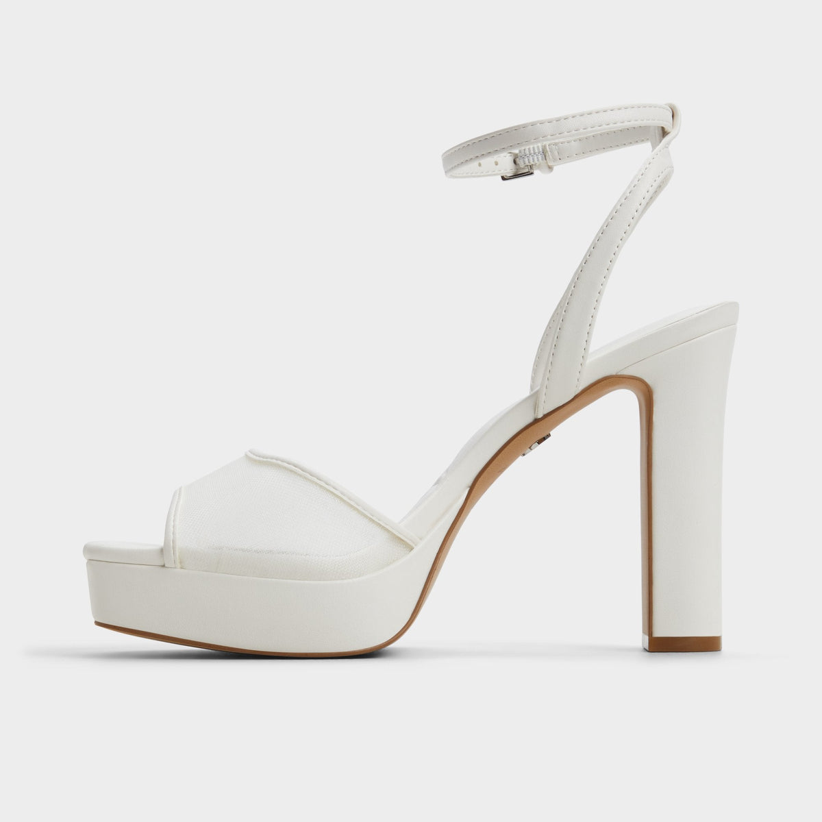 Chicglimmer Other White Women's Platform sandals - Strappy heeled sandal, Block heel | Aldo Signature