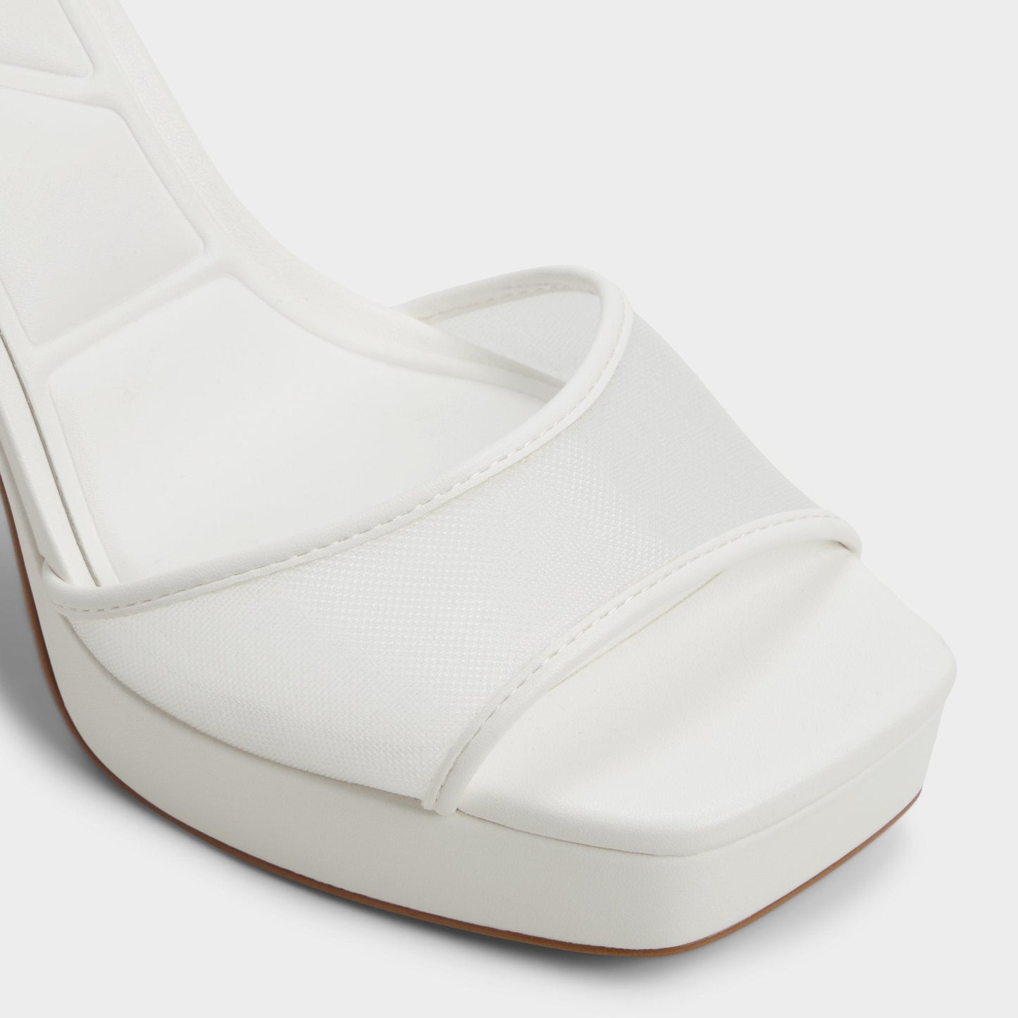 Chicglimmer Other White Women's Platform sandals - Strappy heeled sandal, Block heel | Aldo Signature