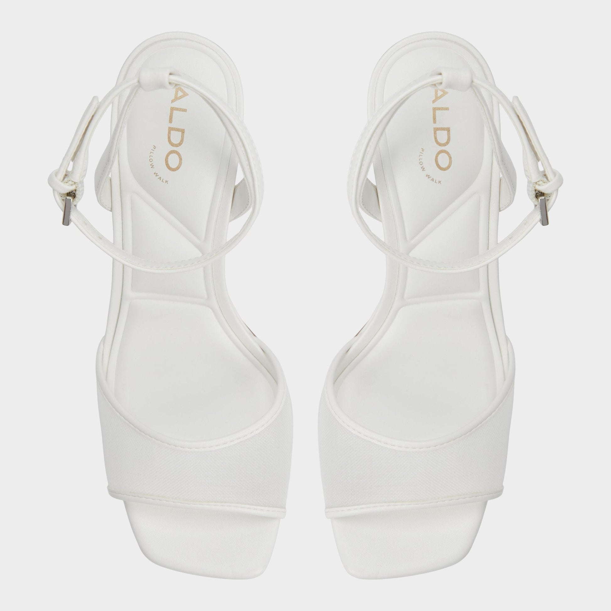 Chicglimmer Other White Women's Platform sandals - Strappy heeled sandal, Block heel | Aldo Signature