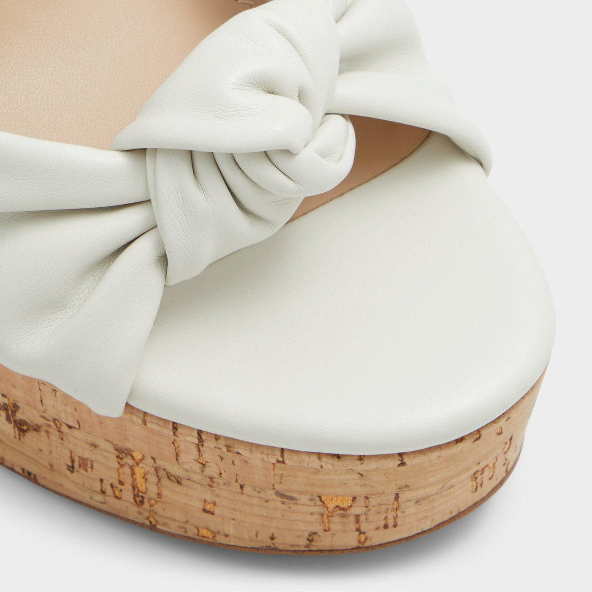Ulialdan White/Bone Women's Platform sandals - Strappy heeled sandal, Platform | Aldo Premium