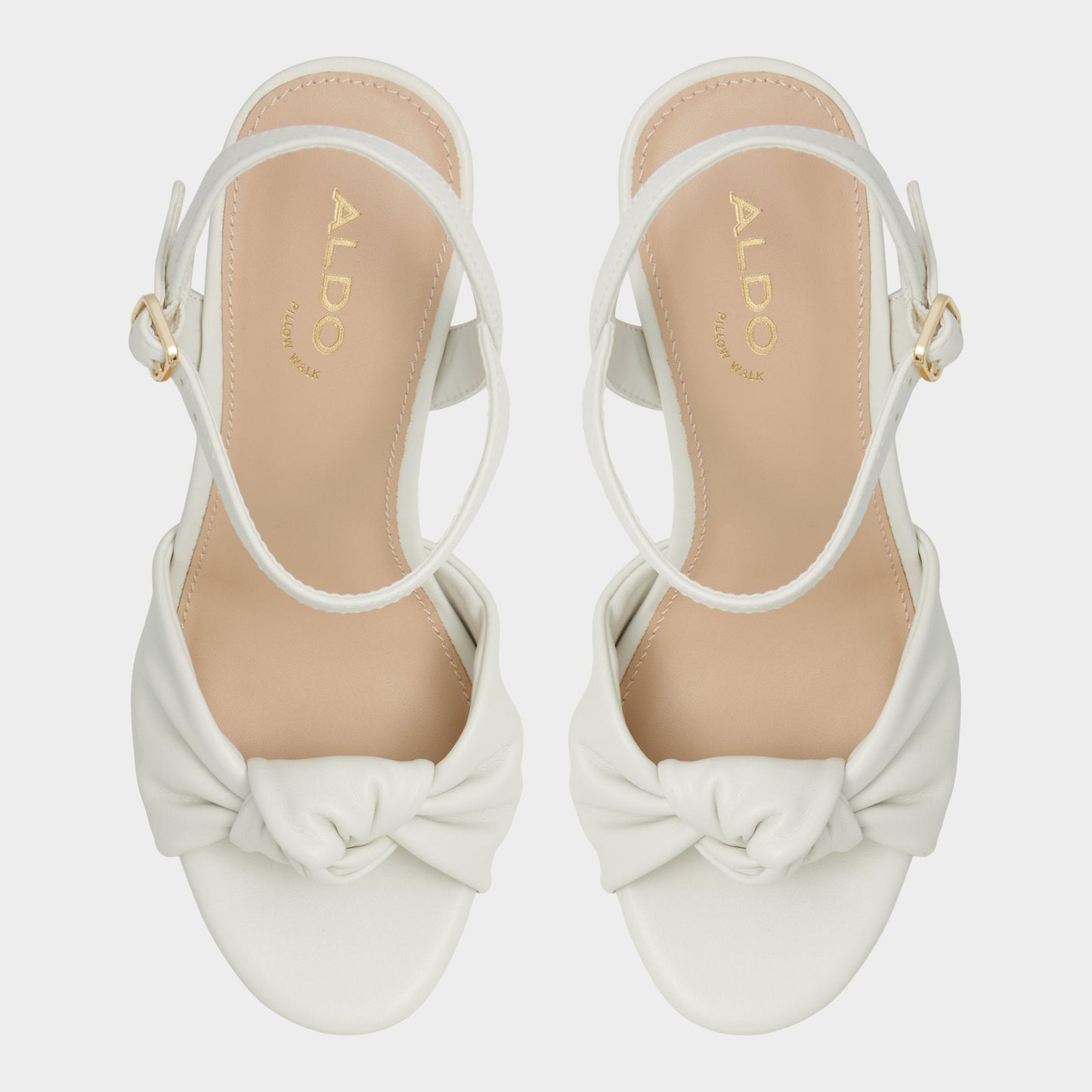 Ulialdan White/Bone Women's Platform sandals - Strappy heeled sandal, Platform | Aldo Premium
