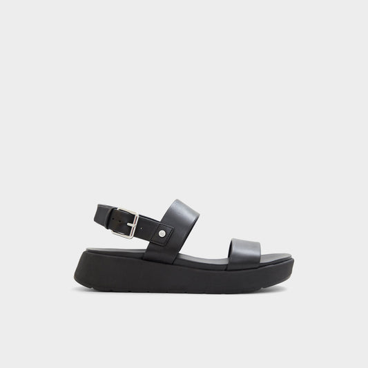 Silyia Black Women's Sandals - Flat sandal | Aldo New