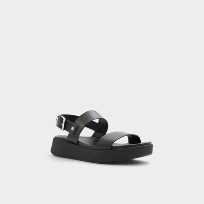 Silyia Black Women's Sandals - Flat sandal | Aldo New