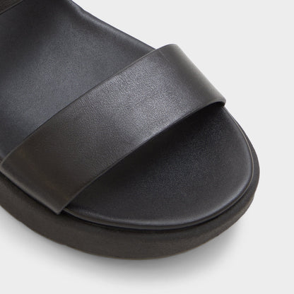 Silyia Black Women's Sandals - Flat sandal | Aldo New