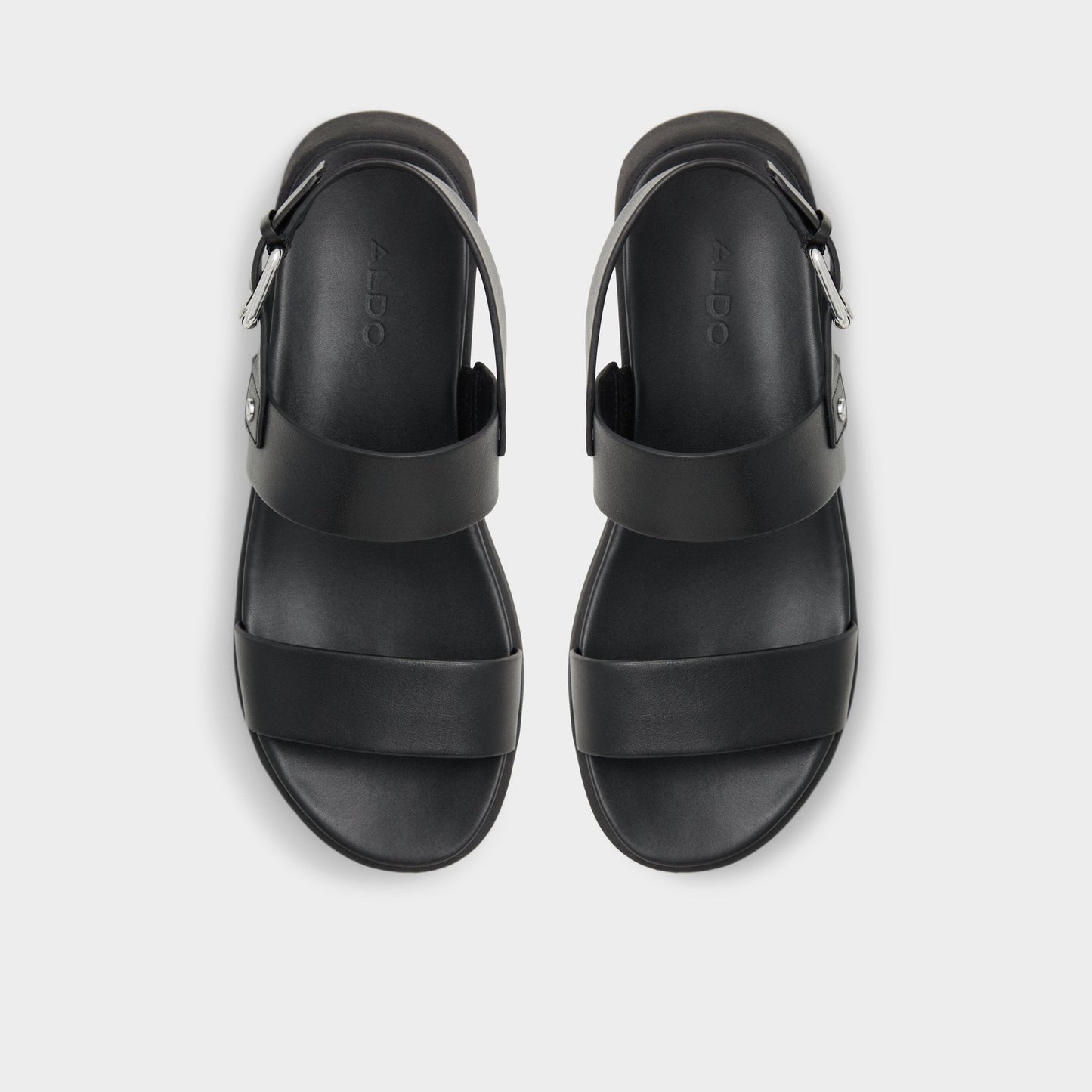 Silyia Black Women's Sandals - Flat sandal | Aldo New