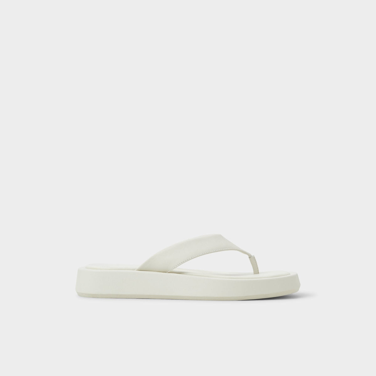Grettle White/Bone Women's Flats - Flip flop, Flatform | Aldo Featured