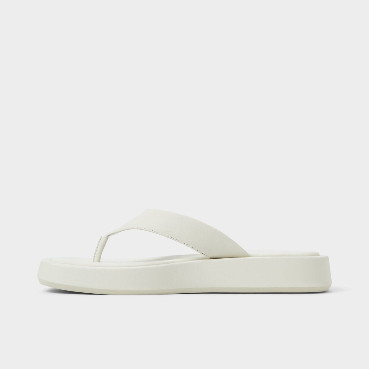 Grettle White/Bone Women's Flats - Flip flop, Flatform | Aldo Featured