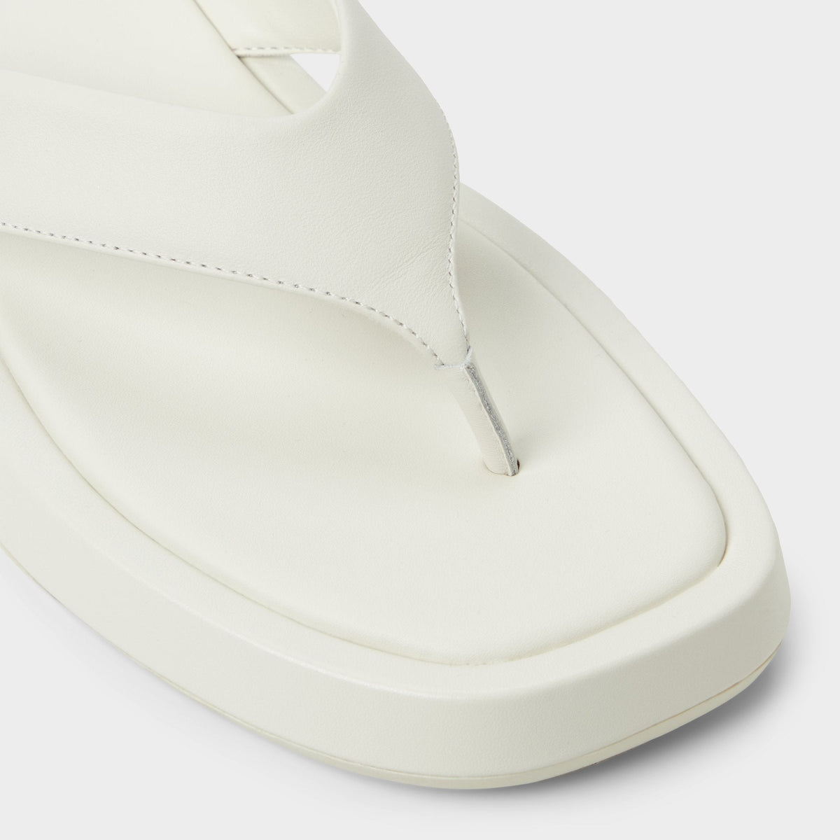 Grettle White/Bone Women's Flats - Flip flop, Flatform | Aldo Featured