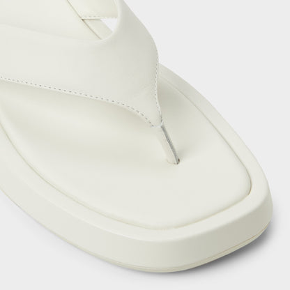 Grettle White/Bone Women's Flats - Flip flop, Flatform | Aldo Featured