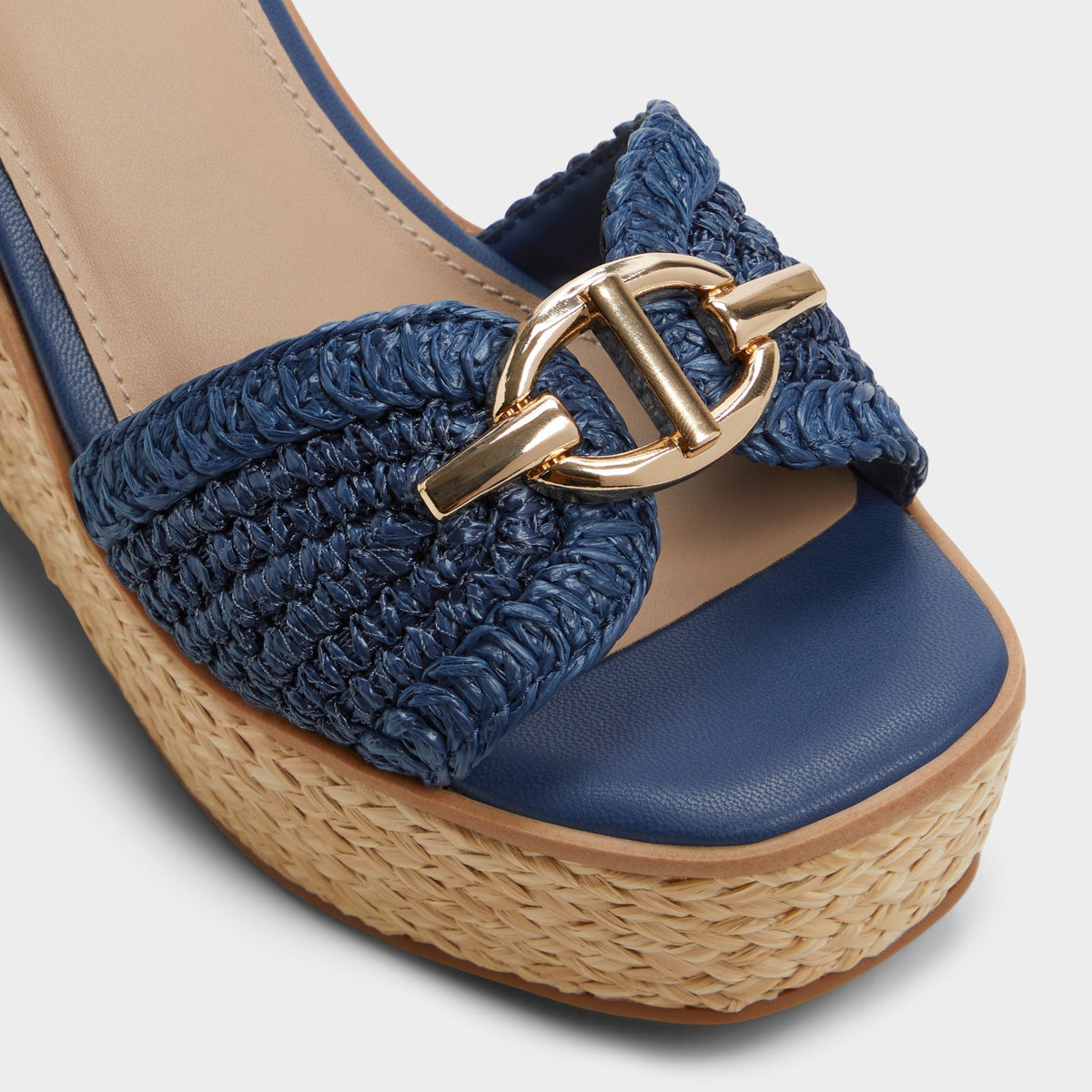 Ybylin Navy Women's Platform sandals - Wedge sandal | Aldo Popular