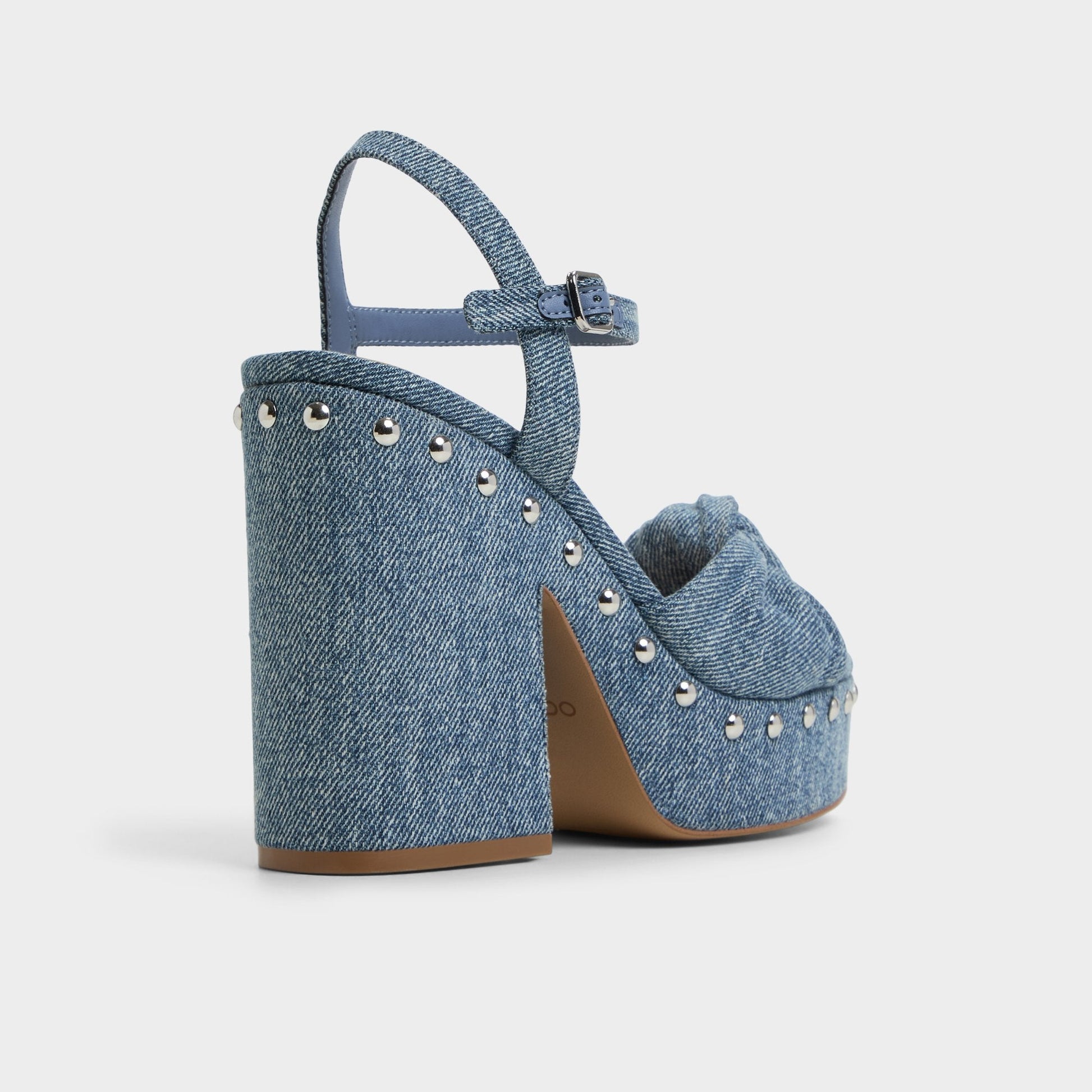 Ulialdan Blue Combo Women's Platform sandals - Strappy heeled sandal | Aldo Trending
