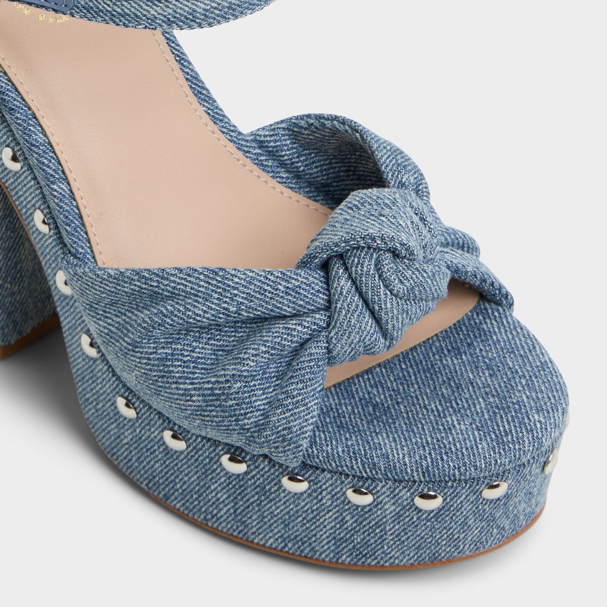 Ulialdan Blue Combo Women's Platform sandals - Strappy heeled sandal | Aldo Trending