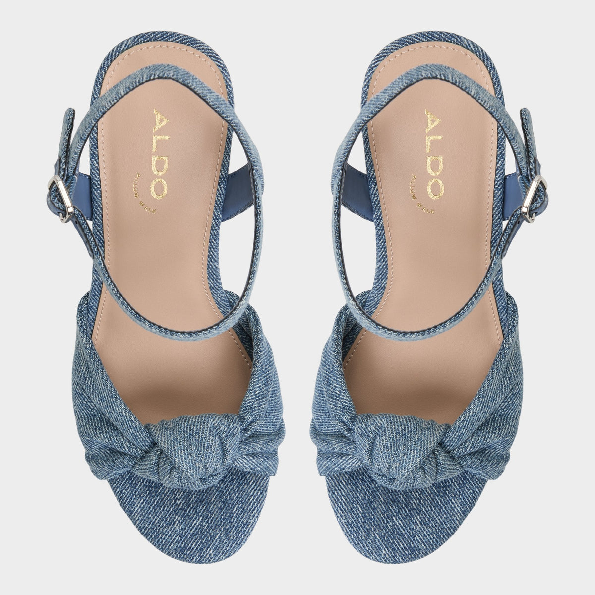 Ulialdan Blue Combo Women's Platform sandals - Strappy heeled sandal | Aldo Trending