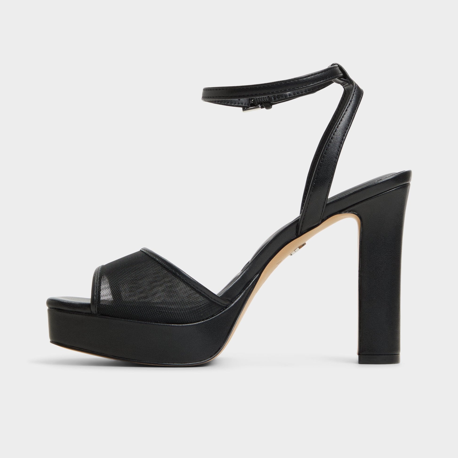 Chicglimmer Black Women's Platform sandals - Strappy heeled sandal, Block heel | Aldo Exclusive