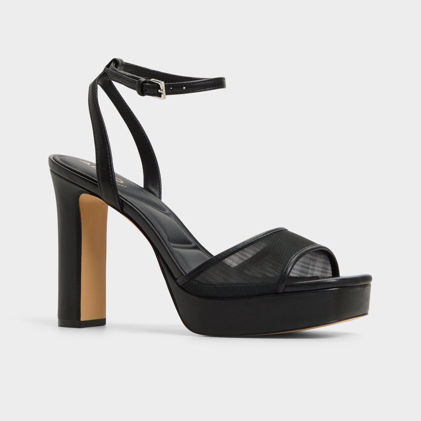 Chicglimmer Black Women's Platform sandals - Strappy heeled sandal, Block heel | Aldo Exclusive