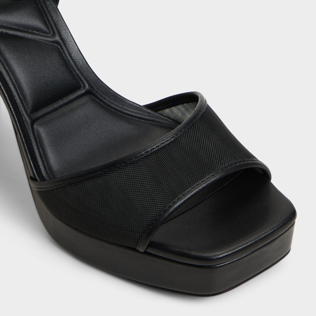 Chicglimmer Black Women's Platform sandals - Strappy heeled sandal, Block heel | Aldo Exclusive