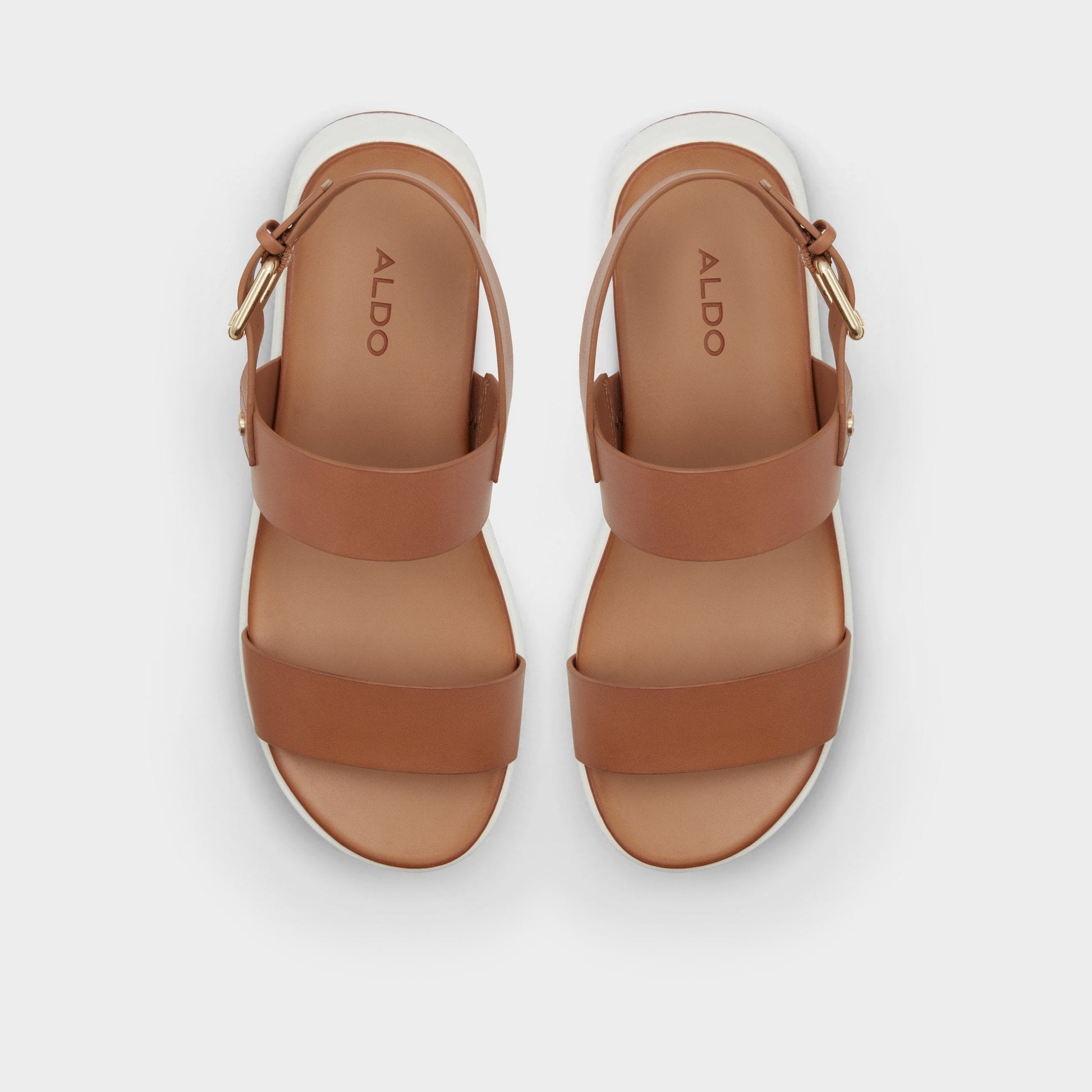 Silyia Dark Beige Women's Sandals - Flat sandal | Aldo Classic