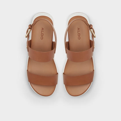 Silyia Dark Beige Women's Sandals - Flat sandal | Aldo Classic