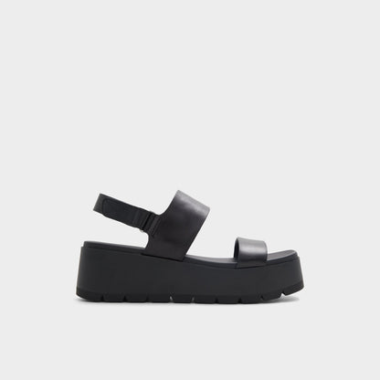 Thila Open Black Women's Wedges - Wedge sandal | Aldo Premium