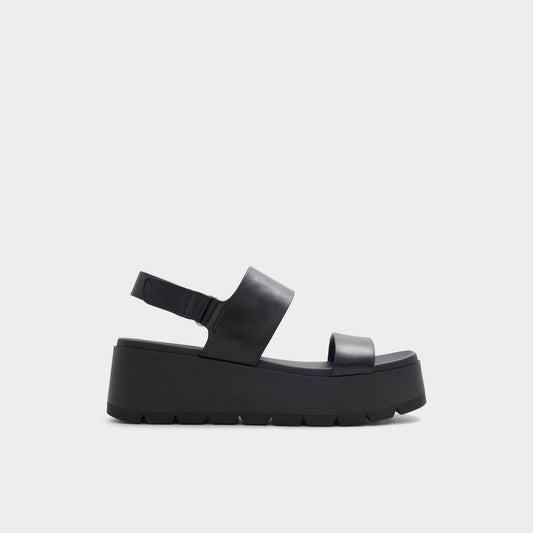 Thila Open Black Women's Wedges - Wedge sandal | Aldo Premium