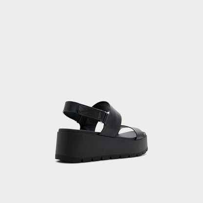 Thila Open Black Women's Wedges - Wedge sandal | Aldo Premium