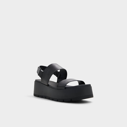 Thila Open Black Women's Wedges - Wedge sandal | Aldo Premium