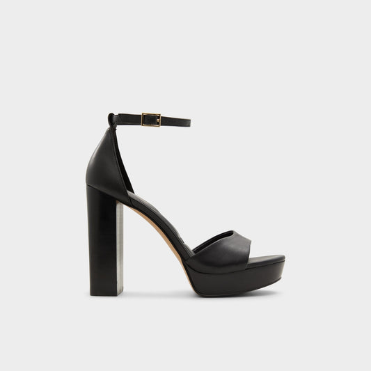 Enaegyn2.0 Black Women's Platform sandals - Strappy heeled sandal, Platform | Aldo Trending