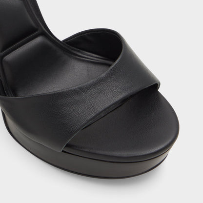 Enaegyn2.0 Black Women's Platform sandals - Strappy heeled sandal, Platform | Aldo Trending