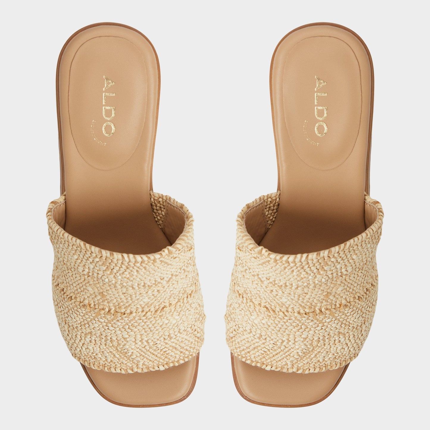 Maysee Natural Women's Platform sandals - Heeled mule, Platform | Aldo Exclusive