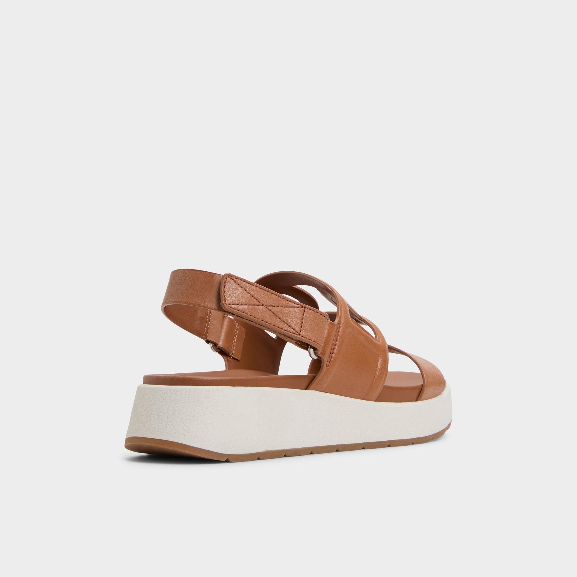 Onuvia Medium Brown Women's Footbed sandals - Footbed sandal, Flatform | Aldo New