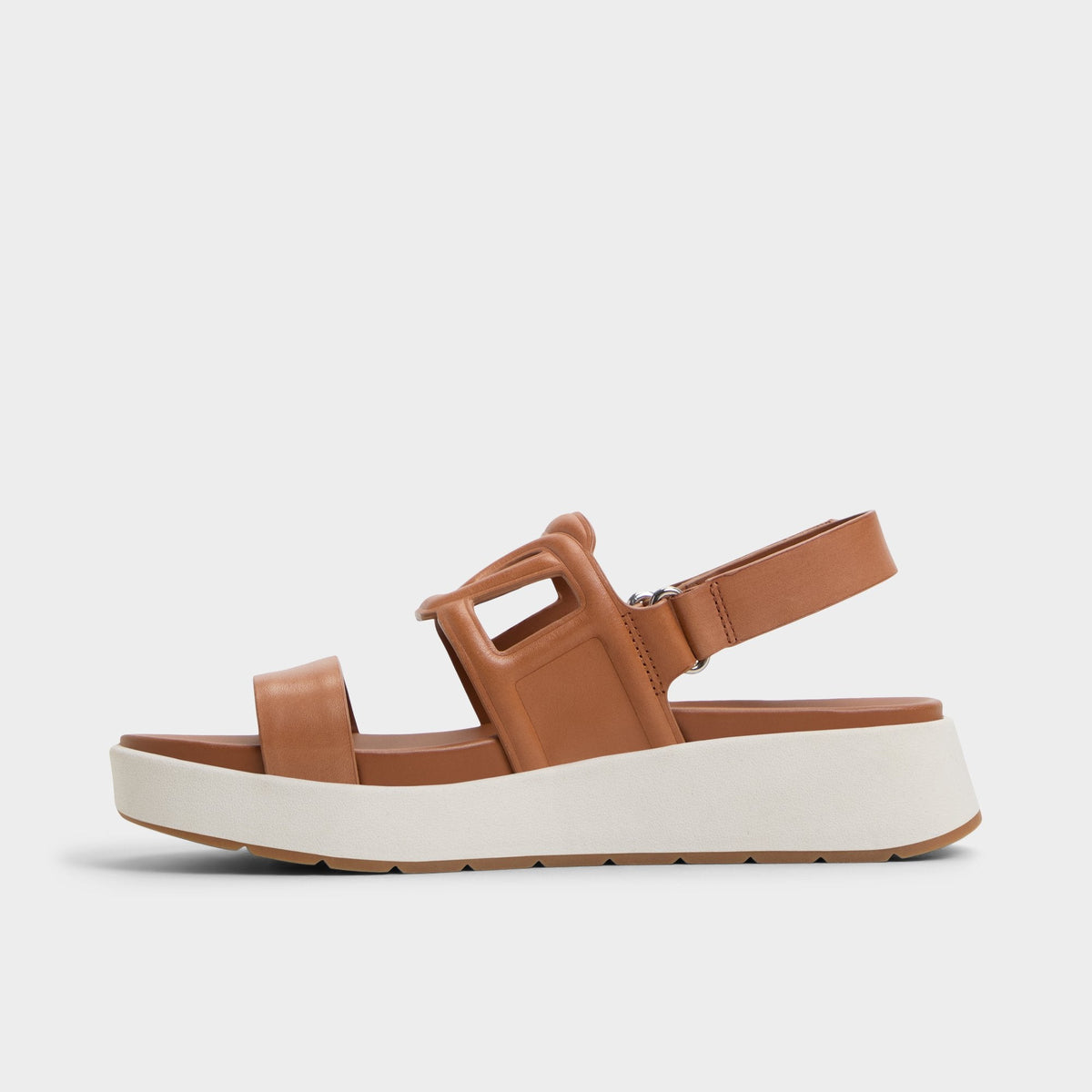 Onuvia Medium Brown Women's Footbed sandals - Footbed sandal, Flatform | Aldo New