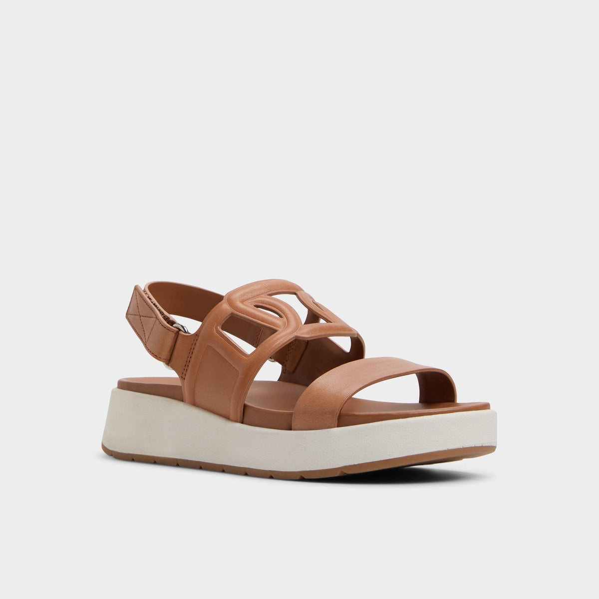Onuvia Medium Brown Women's Footbed sandals - Footbed sandal, Flatform | Aldo New