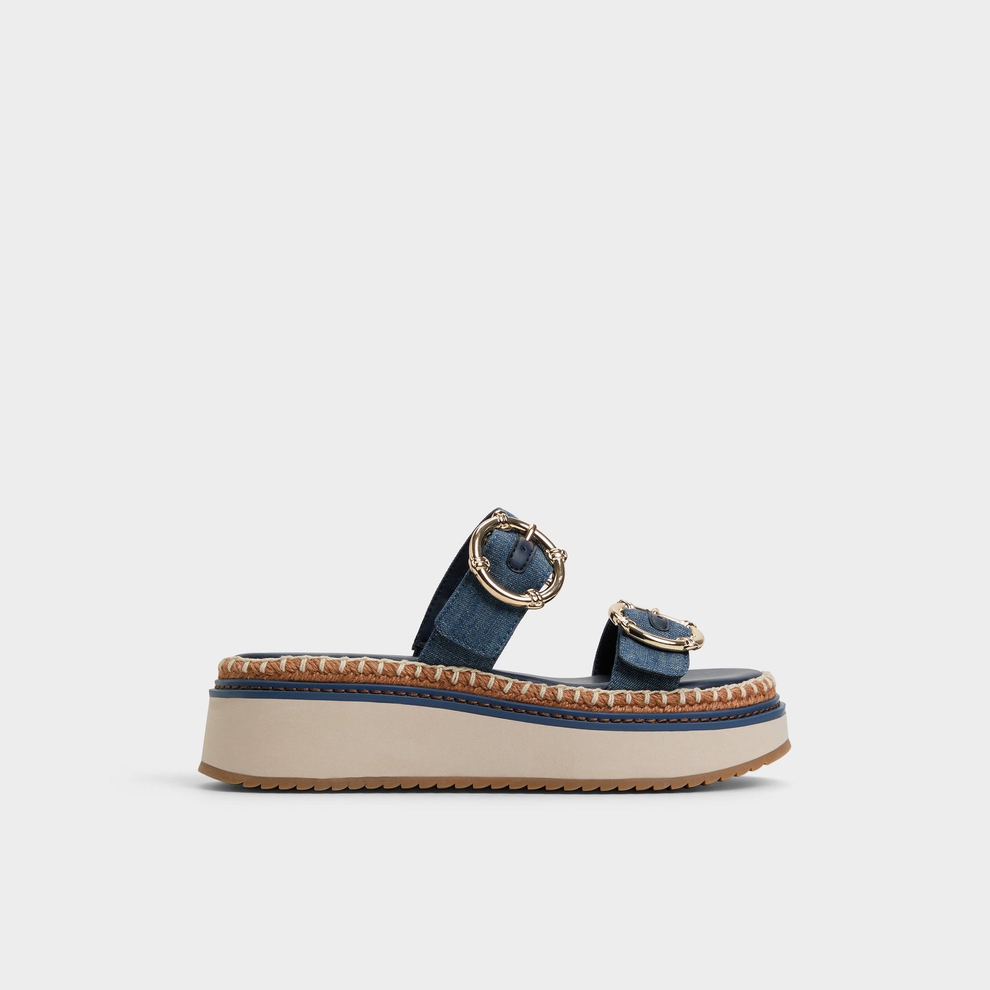 Kaeithien Dark Blue Women's Platform sandals - Slide sandal | Aldo Popular