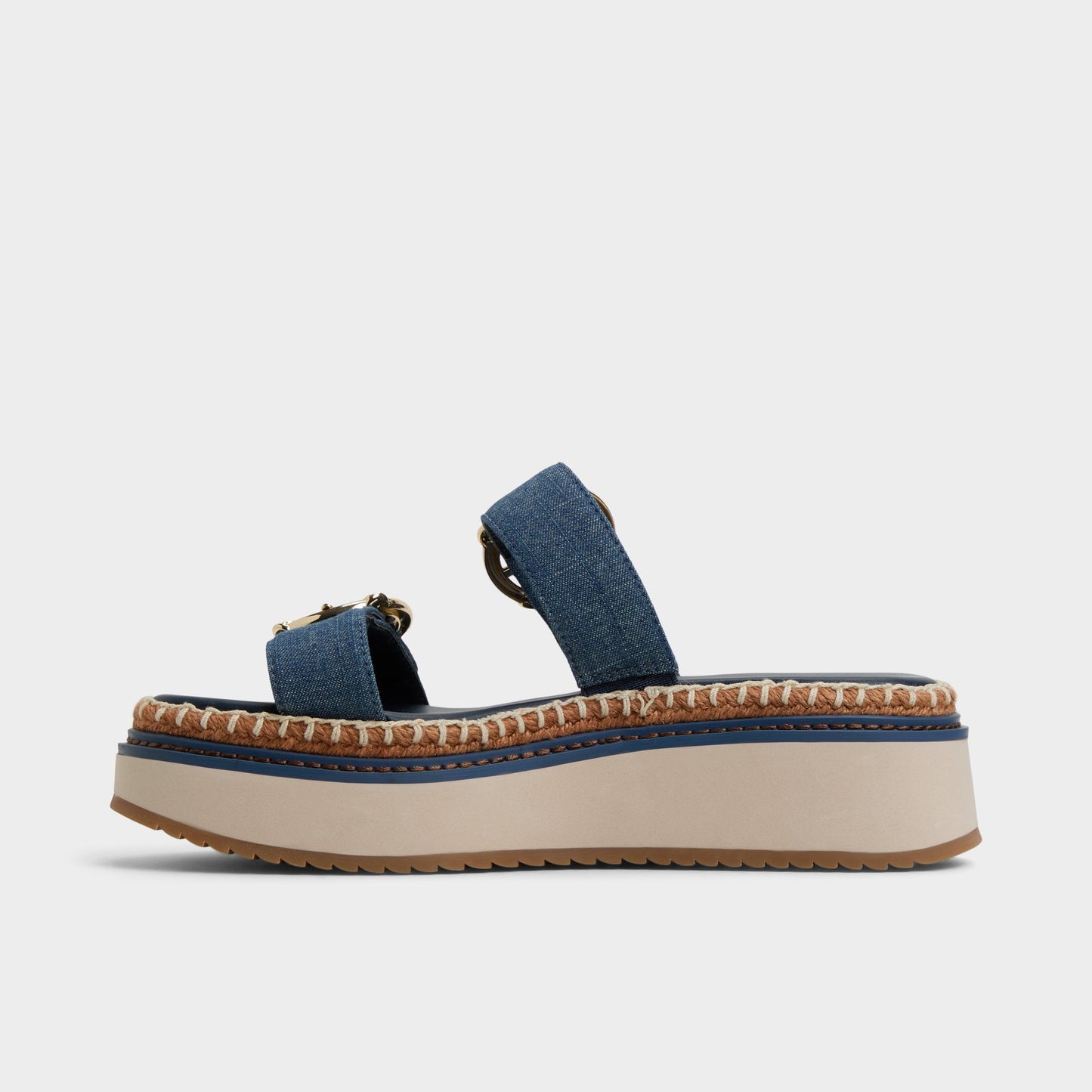 Kaeithien Dark Blue Women's Platform sandals - Slide sandal | Aldo Popular