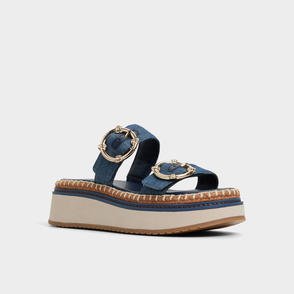 Kaeithien Dark Blue Women's Platform sandals - Slide sandal | Aldo Popular