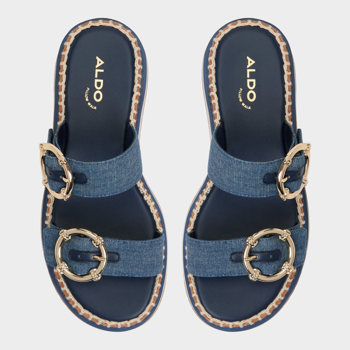 Kaeithien Dark Blue Women's Platform sandals - Slide sandal | Aldo Popular
