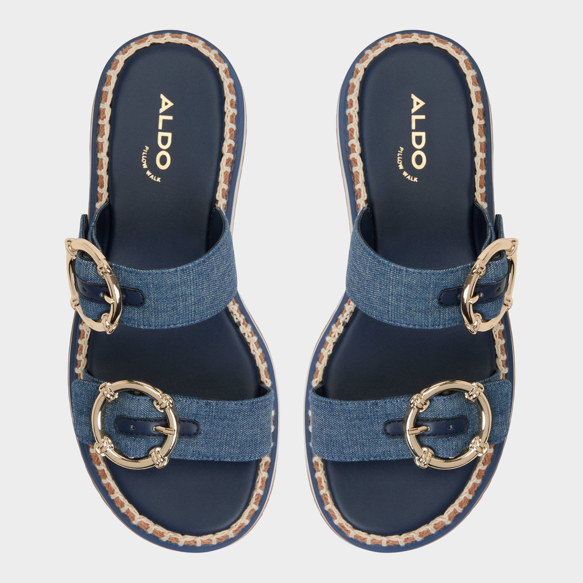 Kaeithien Dark Blue Women's Platform sandals - Slide sandal | Aldo Popular