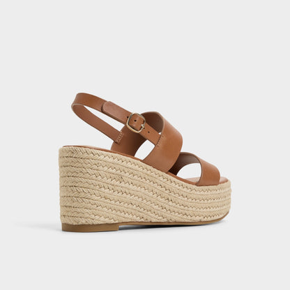 Keoni Medium Brown Women's Platform sandals - Wedge sandal | Aldo Trending