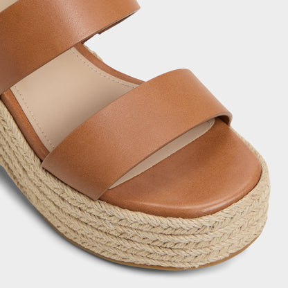 Keoni Medium Brown Women's Platform sandals - Wedge sandal | Aldo Trending