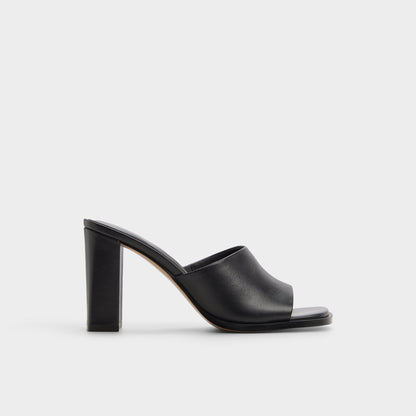 Re in Sophia Black - Heeled mule, Block heel | Aldo Exclusive