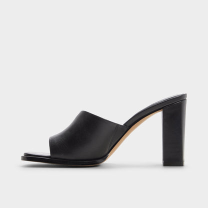 Re in Sophia Black - Heeled mule, Block heel | Aldo Exclusive