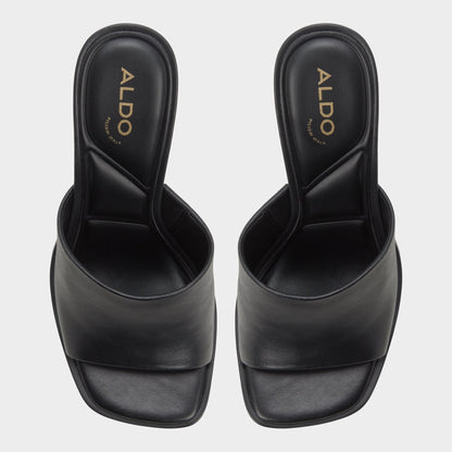 Re in Sophia Black - Heeled mule, Block heel | Aldo Exclusive