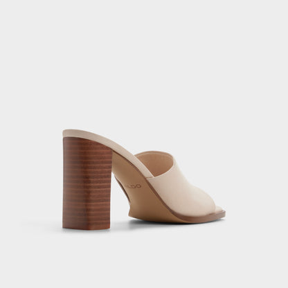 Re in Sophia Other Beige - Heeled mule, Block heel | Aldo Essential