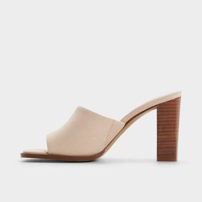 Re in Sophia Other Beige - Heeled mule, Block heel | Aldo Essential