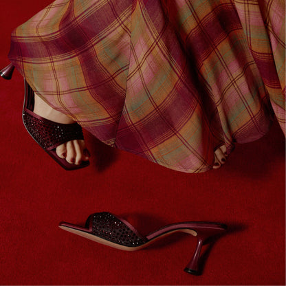 Agatha in Bordo - Heeled mule | Aldo Premium