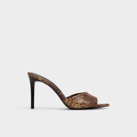 Anniebrilden in Brown Multi 14190598 - Heeled mule, Stiletto heel | Aldo New