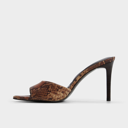 Anniebrilden in Brown Multi 14190598 - Heeled mule, Stiletto heel | Aldo New